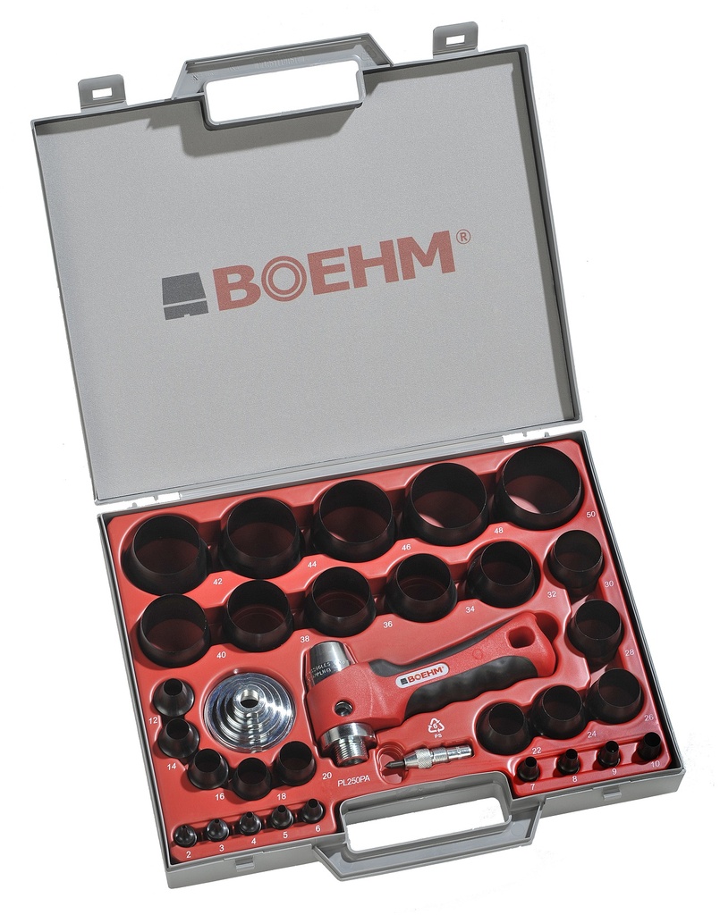 Boehm Hollow Punch Set Ø2 to 50mm