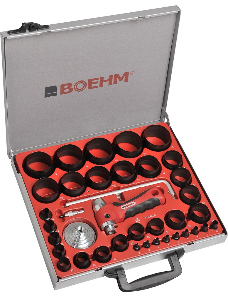 Boehm Hollow Punch Set Ø2 to 60mm + Ø420mm Gasket Cutter