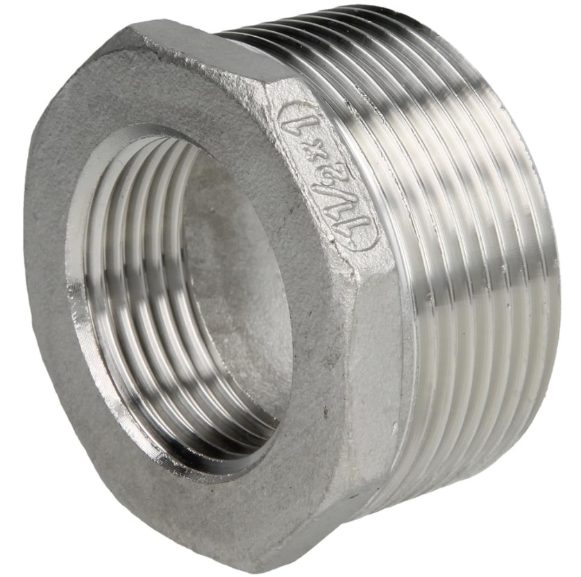 1 1/2" x 1" BSP 316 Stainless Steel Reducing Bush 40mmx25mm