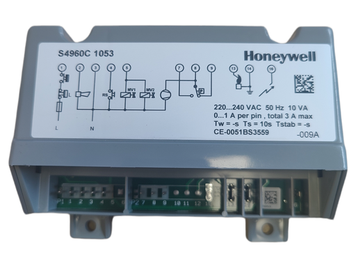 [49S4960C1053] Honeywell Control Unit S4960C1053 220/240 vac 