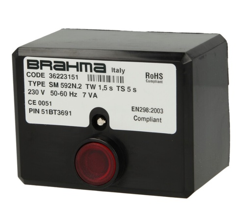 [729012620] Burner Control Brahma SM 592N.2 36223151