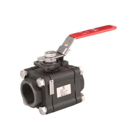 3 Piece Carbon Steel Ball Valve PN100 Fig: 3PBVCS-HT