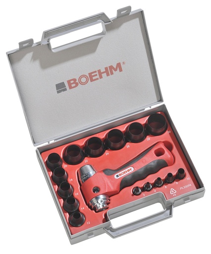 [943307200] Boehm Hollow Punch Set Ø3 to 30mm